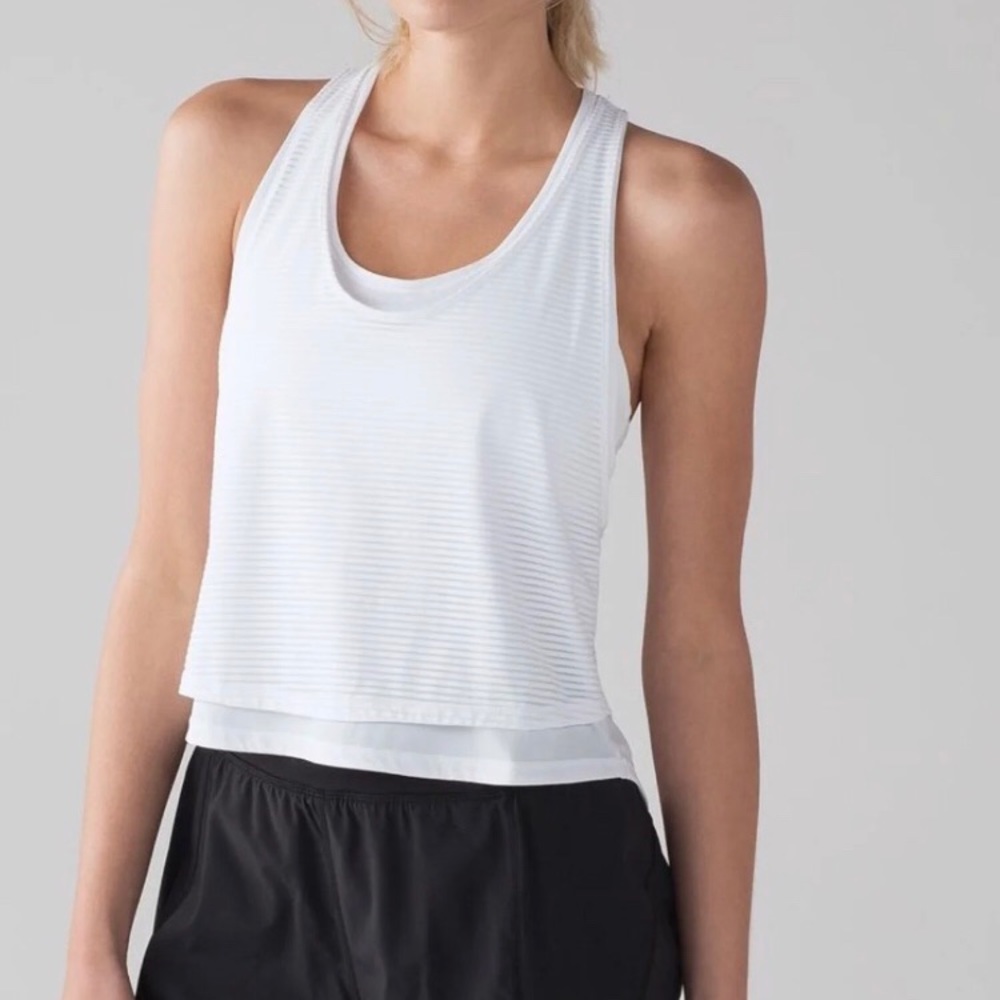 COPY - lululemon lean in tank. Size small